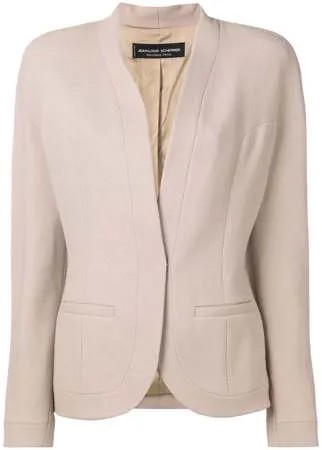 Jean Louis Scherrer Pre-Owned пиджак без воротника