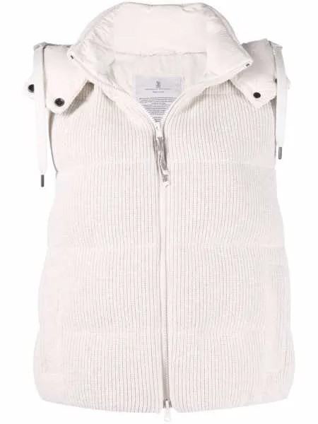 Brunello Cucinelli дутый жилет