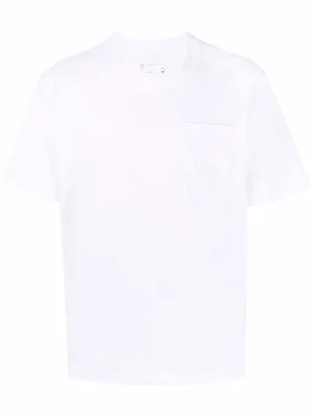 Sacai футболка с молнией сбоку