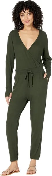 Комбинезон Michael Lauren Arif Sweater Knit Surplice Front Jumper, цвет Army