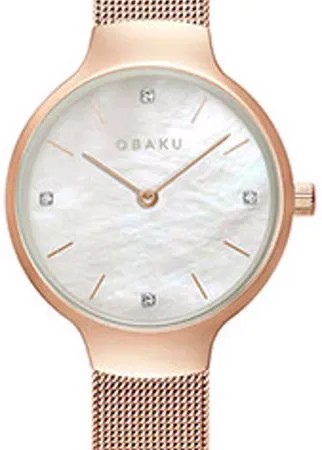 Fashion наручные  женские часы Obaku V241LXVWMV. Коллекция Mesh