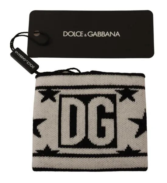 DOLCE - GABBANA Браслет Белый Черный Шерстяной Логотип #DGMILLENNIALS 1 Шт. 8см x 9см
