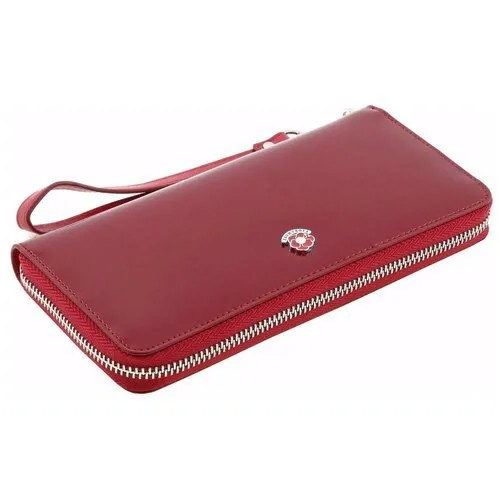 Женский кошелек Fioramore F003-622-01 из натуральной кожи, красный