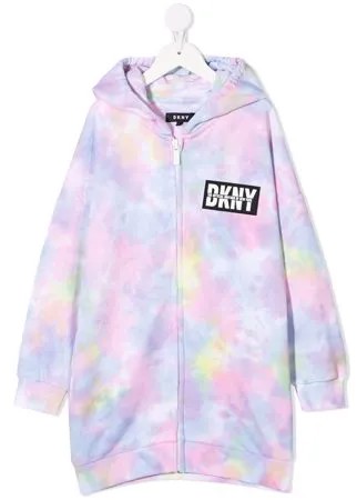 Dkny Kids худи с принтом тай-дай