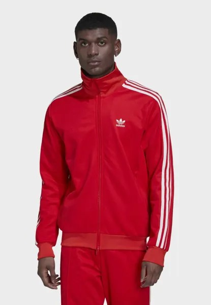 Спортивная куртка Adicolor Classics Beckenbauer Primeblue Track adidas Originals, красный