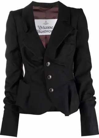 Vivienne Westwood шерстяной пиджак со складками