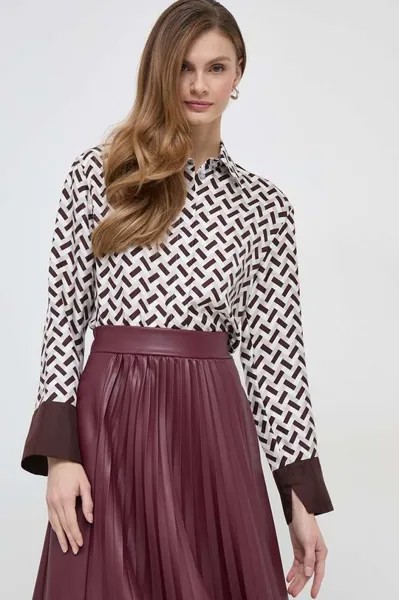 Шелковая рубашка Max Mara Leisure, мультиколор
