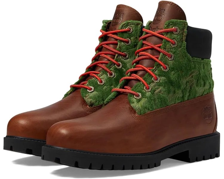 Ботинки Timberland Timberland Heritage 6 Inch Lace-Up Waterproof Boots, коричневый