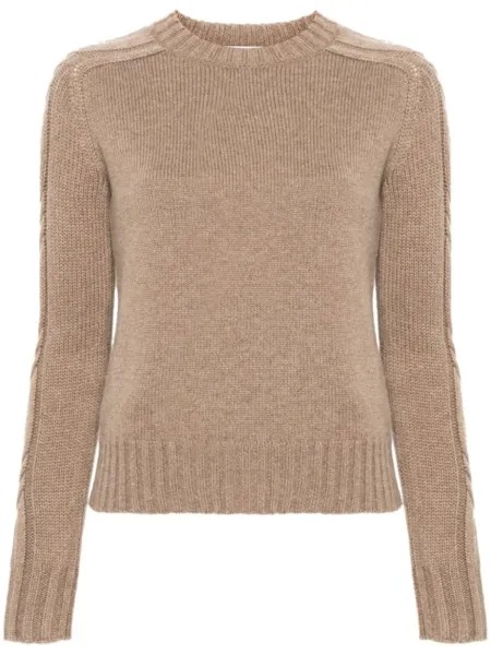 Кашемировый джемпер Max Mara, коричневый