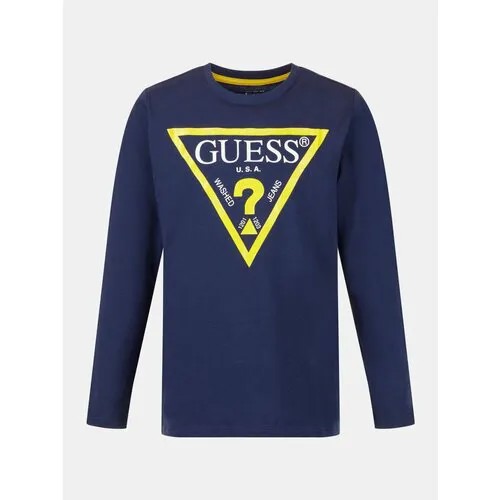 Лонгслив GUESS, размер 128, синий