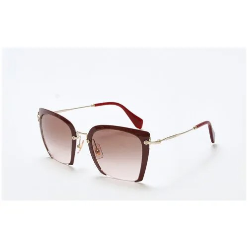 Очки Miu Miu, Sunglasses, Бордовый, Отличное