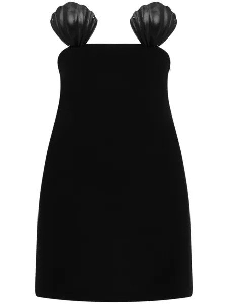Dsquared2 платье мини без бретелей, черный