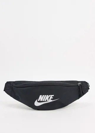 Черно-серебристая сумка-кошелек на пояс Nike-Черный цвет