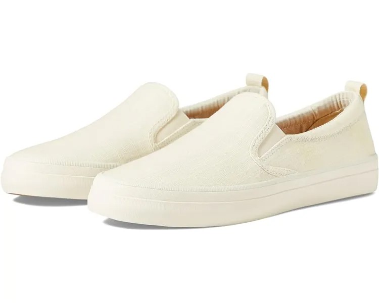 Кроссовки Sperry Crest Slip-On, цвет Off-White Shimmer