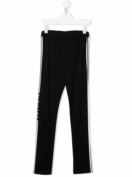 Balmain Kids спортивные брюки с логотипом