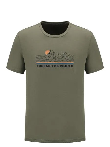 Футболка мужская Toread Men's Short-Sleeve T-Shirt зеленая XL