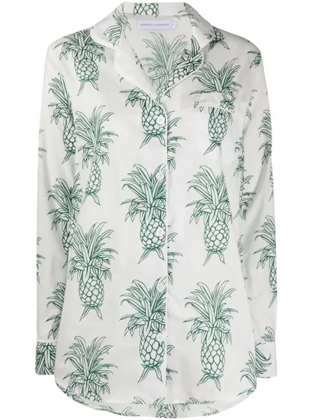 Пижама Howie Pineapple Signature Desmond & Dempsey, белый