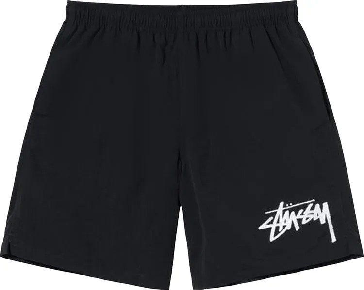 Шорты Stussy Big Stock Water Short 'Black', черный