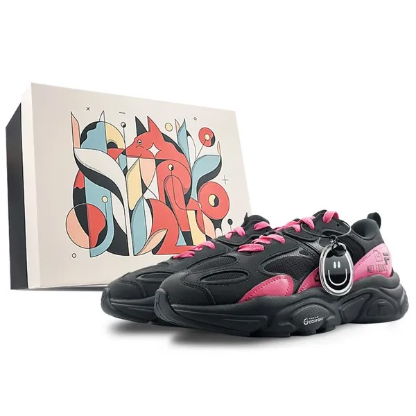Кроссовки FILA Mars 2 Lifestyle Shoes Women's Low-top Pink, черный