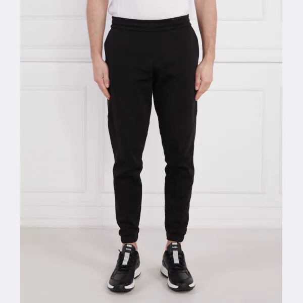 Удобные спортивные брюки с логотипом Calvin Klein, черный