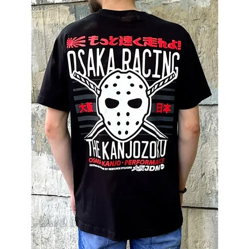 Футболка Resource Stickers OSAKA RACING the Kanjozoku, JDM / Resource Stickers, размер XXL, чёрный