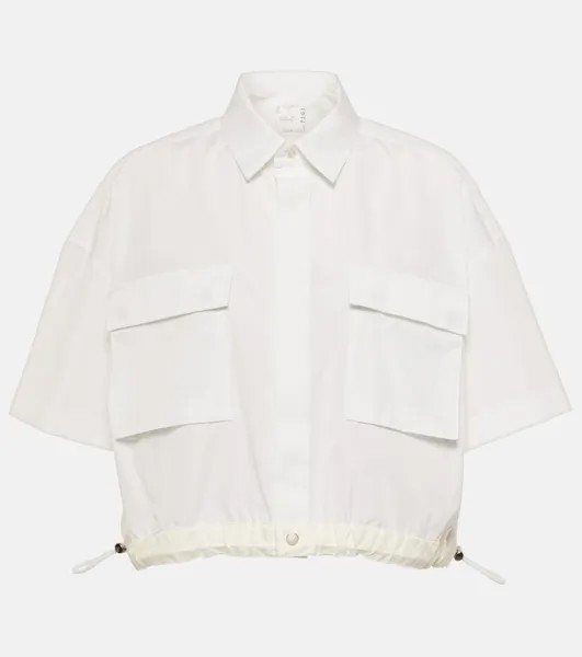 Рубашка thomas mason из хлопкового поплина Sacai, белый