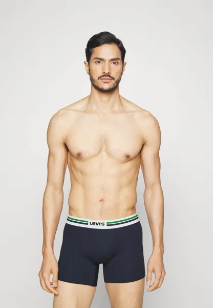 Трусы Men Placed Logo Boxer Brief 2 Pack Levi's, синий