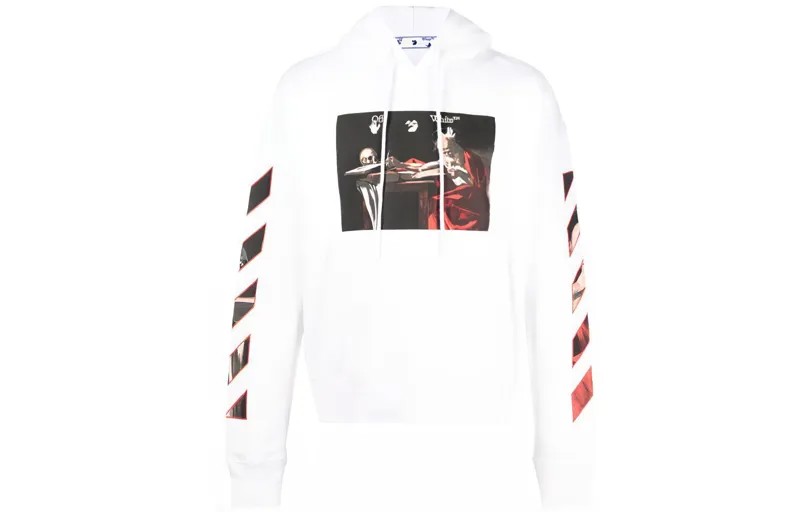 Толстовка с капюшоном «Святой Иероним» от Caravaggio Off-White, белый