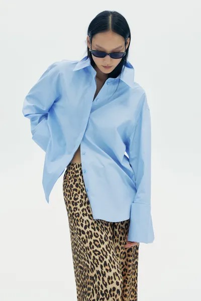 Широкие брюки без застежки H&M, бежевый