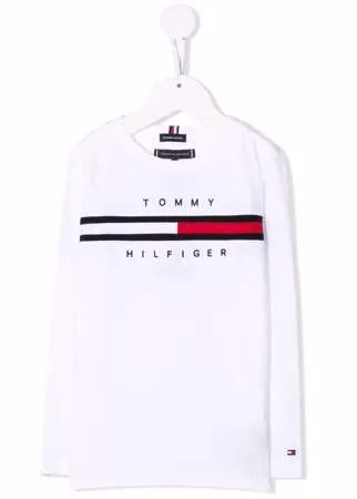 Tommy Hilfiger Junior футболка с длинными рукавами и логотипом