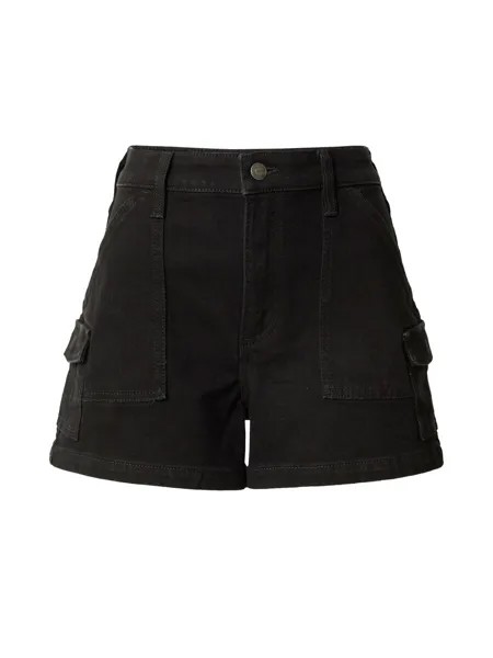 Брюки карго Hollister, черный