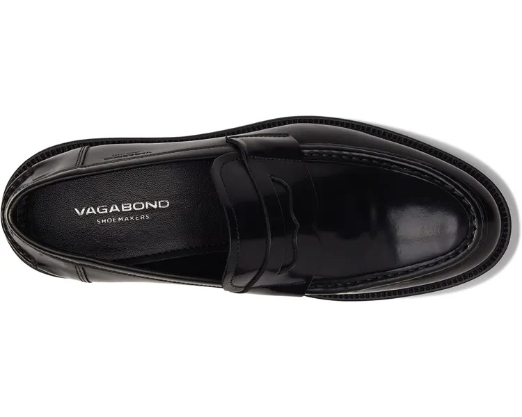 Лоферы Alex Polished Leather Penny Loafer Vagabond Shoemakers, черный