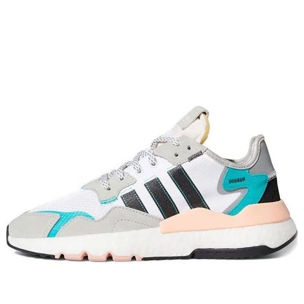 Кроссовки ночные джоггеры Adidas, белый