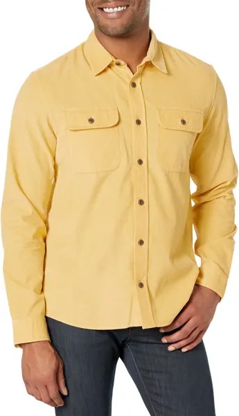 Вельветовая рубашка Signature Microwale Regular L.L.Bean, цвет Buff Yellow