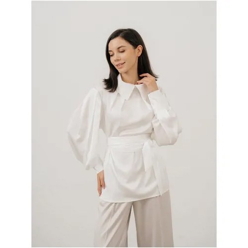 Блуза  Модный Дом Виктории Тишиной, размер S (42-44), белый