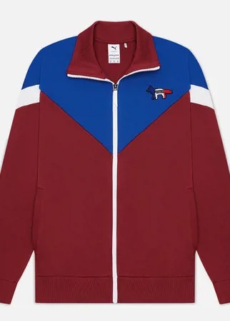 Мужская олимпийка Puma x Maison Kitsune Logo MCS, цвет бордовый, размер XL