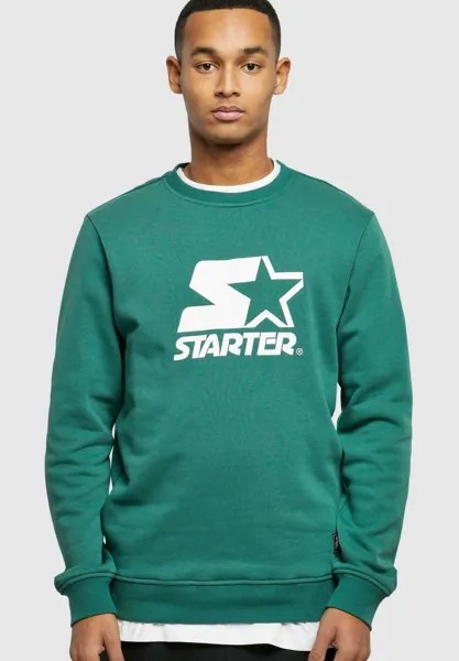 Толстовка LOGO CREWNECK Starter, цвет darkfreshgreen