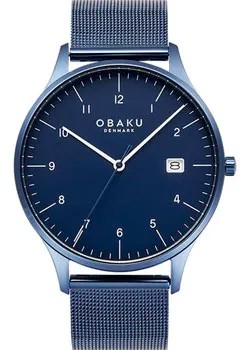 Fashion наручные  мужские часы Obaku V298GDLLML. Коллекция Chia