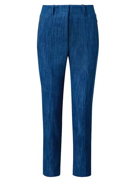 Укороченные узкие джинсы Connor Akris, цвет denim