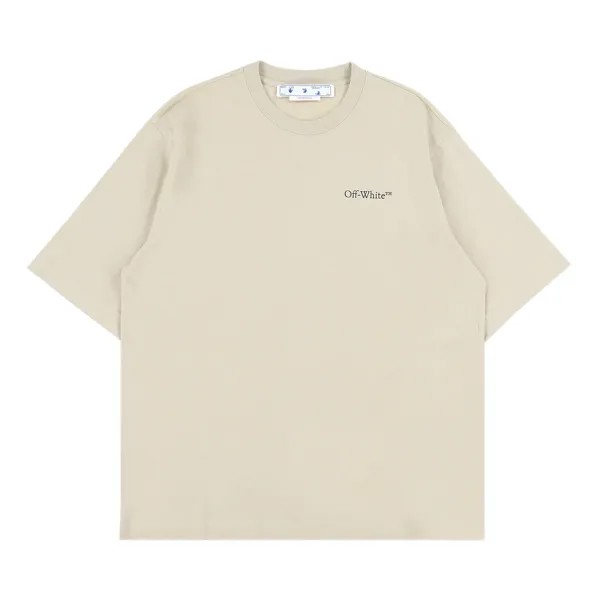 Футболка Off-White Caravaggio Crowning Skate Tee Dark Sand