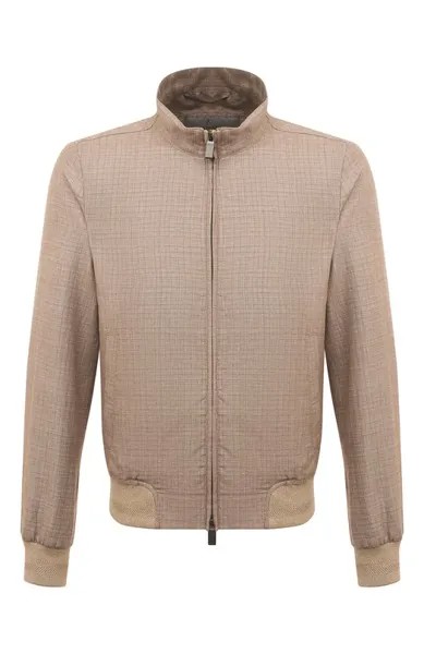 Бомбер изо льна и шерсти Canali