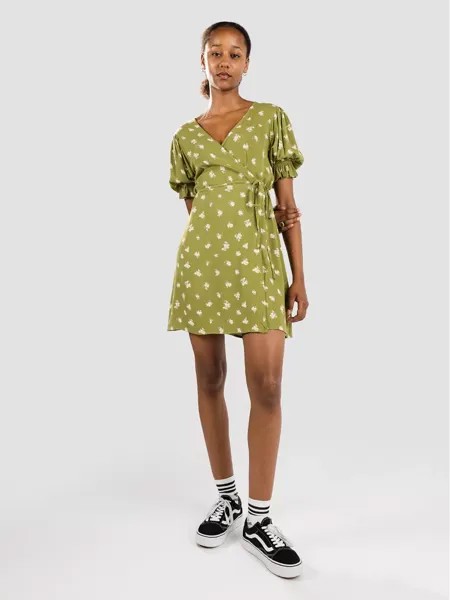 Платье Chiquita с запахом Billabong, зеленый