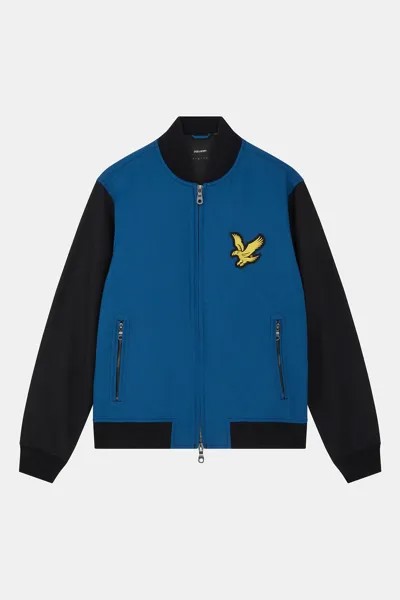 Синий бомбер Lyle & Scott, синий