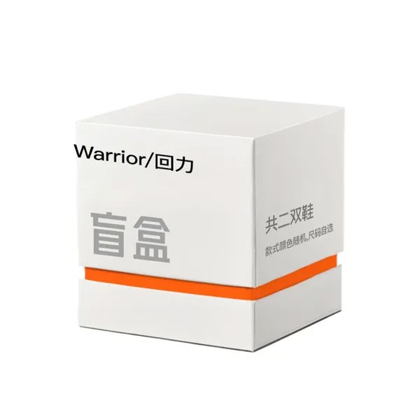 Кроссовки WARRIOR Skateboarding Shoes Unisex Low-top, цвет Slippers blind box