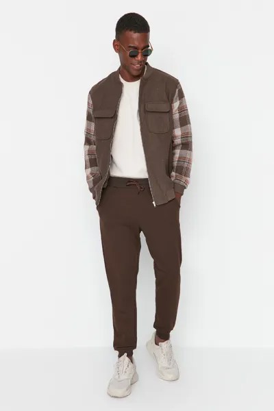 Спортивные брюки мужские Trendyol TMNSS20EA0053 коричневые L