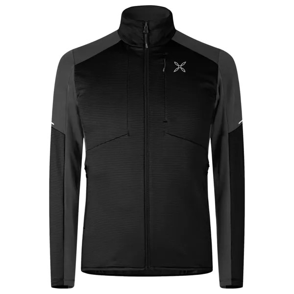 Флисовая жилетка Montura Rock Alp Maglia, цвет Nero/Piombo