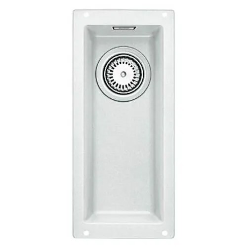 Врезная кухонная мойка 19 см Blanco Subline 160-U Silgranit PuraDur c InFino 523400 белый