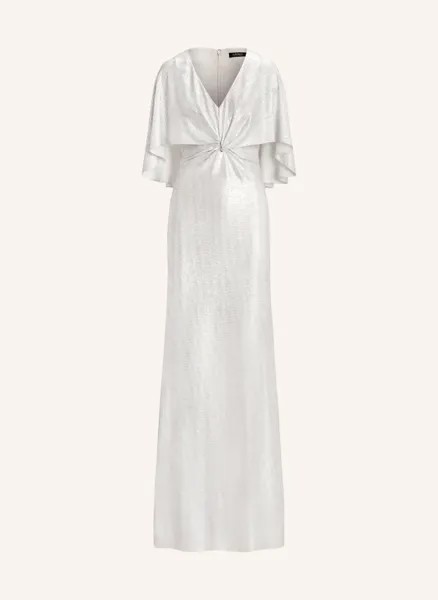 Вечернее платье phinya с блестками из пряжи Lauren Ralph Lauren, бежевый