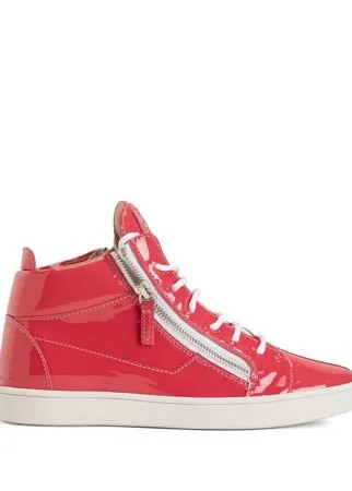 Giuseppe Zanotti лакированные кеды Kriss