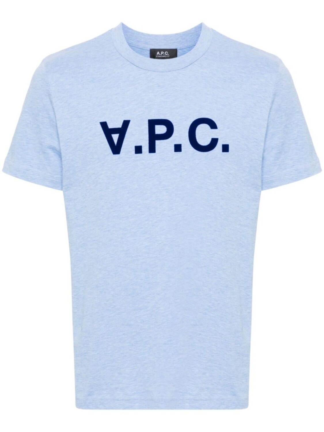 A.P.C. футболка с логотипом, синий